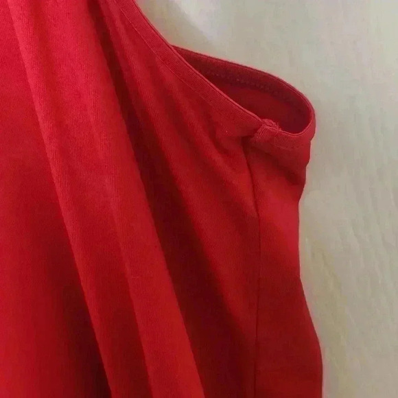 Penningtons Red  Nylon/Elastane Adjustable Tank Top Size 1x - Picture 5 of 9